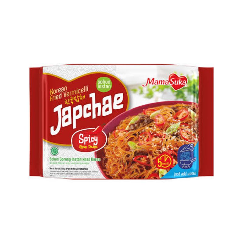 MamaSuka Japchae Spicy Sohun Goreng Korea