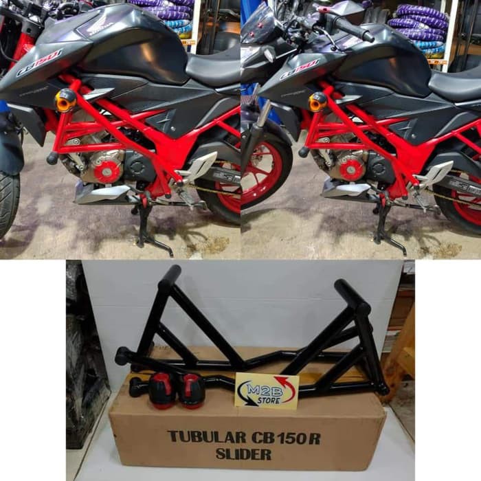 Tubular Honda CB150R CB 150R 150 R Facelift mode Baru HITAM BLACK