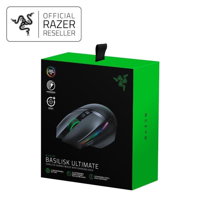 Razer Basilisk Ultimate - Wireless Gaming Mouse with Charging Dock - AP Packaging