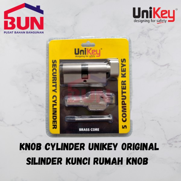 KNOB CYLINDER UNIKEY ORIGINAL SILINDER KUNCI RUMAH KNOB