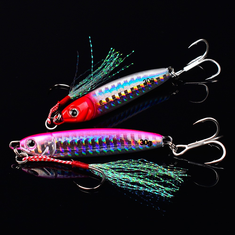Lure metal jig metaljig umpan pancing jigging UL ultralight mancing casting castjig LF055 15G 20G 30