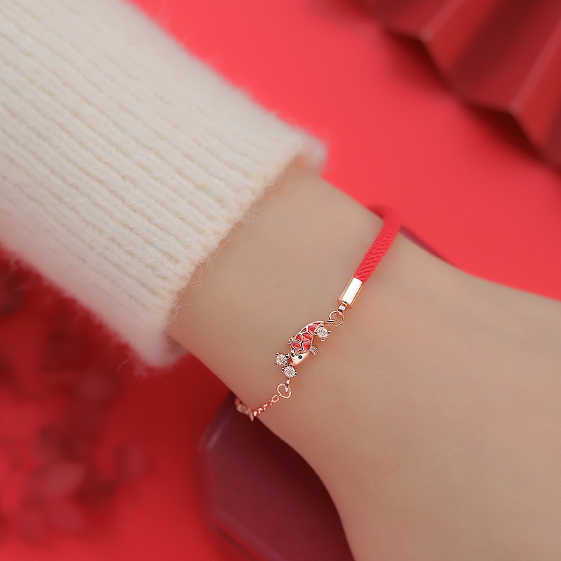 Gelang Tali Warna Merah Untuk Wanita