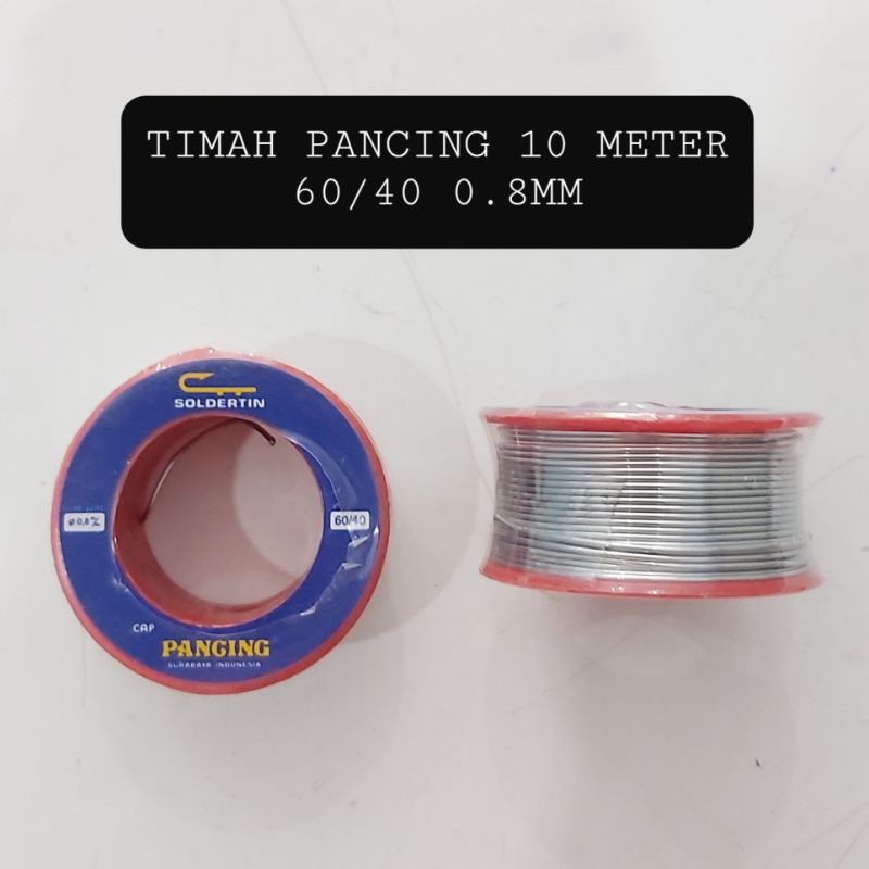 PANCING Timah Rol Kecil 10 Meter 60/40 Diameter 0,8MM