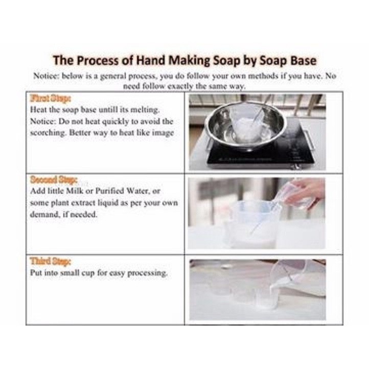 Transparent Soap Base DIY - Bahan Dasar Membuat Sabun Transparan