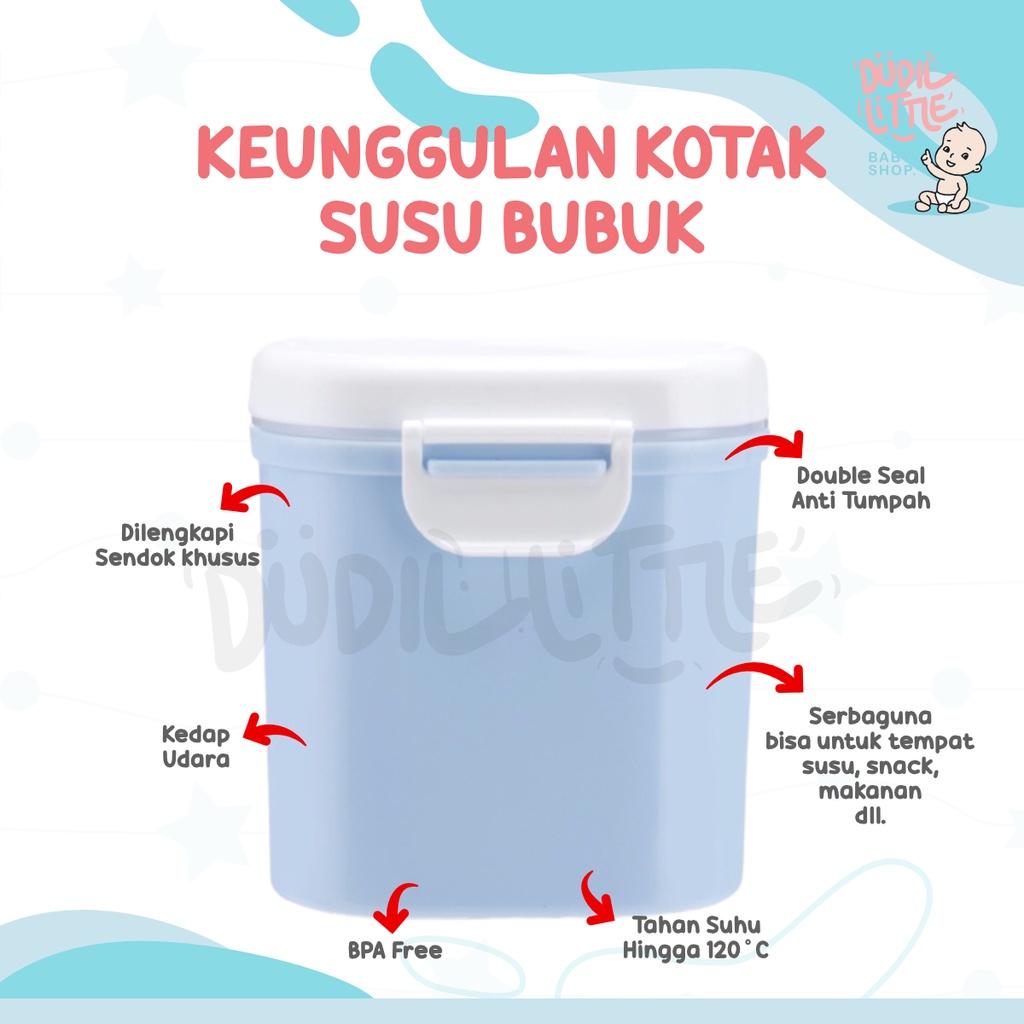 TEMPAT SUSU BUBUK BAYI BPA FREE / KOTAK SUSU / WADAH SUSU / &lt;GARANSI 100%&gt; bisa COD