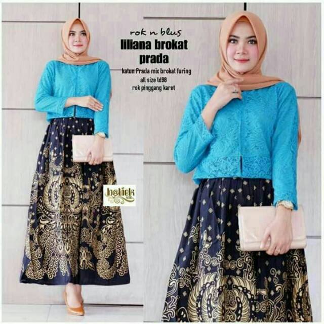 BATIK PEKALONGAN SETELAN HILANI BRUKAT PRADA RNS