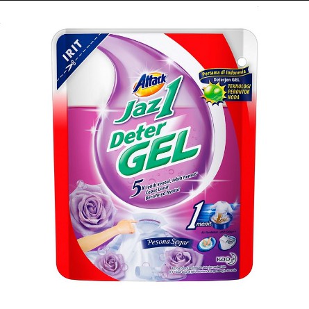 Attack Jaz1 Deterjen Gel DeterGEL Pesona Segar Pouch 225 gr