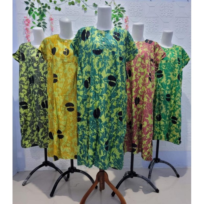 DASTER MOTIF BAHAN RAYON / DASTER WANITA MOTIF LENGAN PENDEK TERBARU / BAJU WANITA DASTER LENGAN PEN