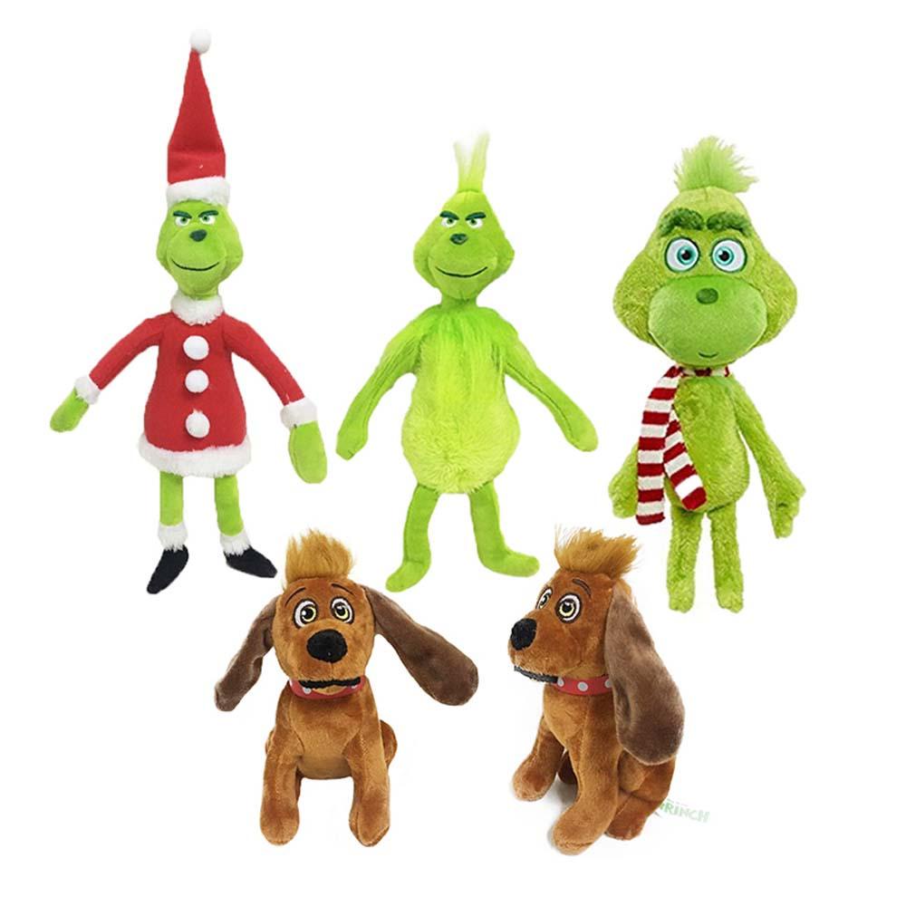 Lanfy Boneka Kartun Anime How Grinch Stole Bahan Plush Untuk Hadiah Natal Anak