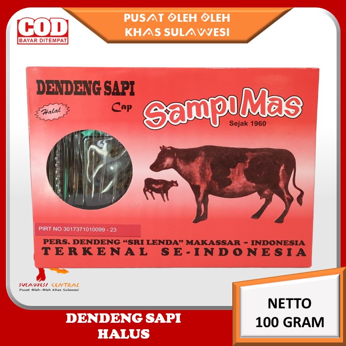 

Dendeng sapi SAMPI MAS khas sulawesi 200 gr