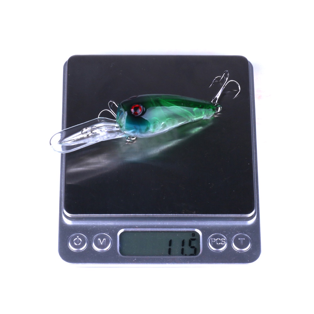 HENGJIA 1PCS Retail Box Fishing Lure Wobbler Floating Artificial plastic Hard Bait 9CM 11.5G Trout Crankbait Bass Fishing Tackle