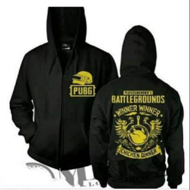 Jaket PUBG winner zipper