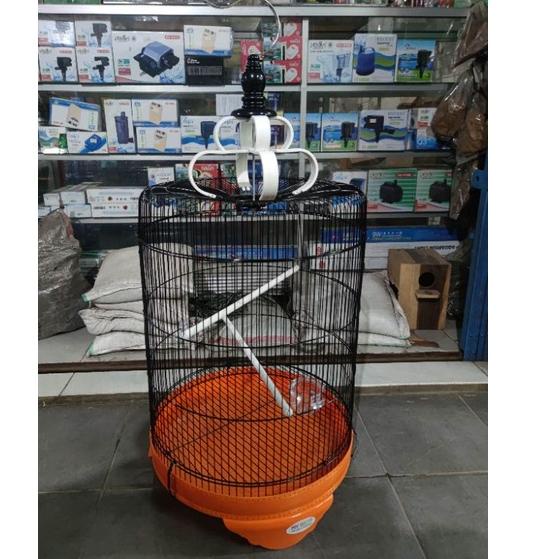 Grosir Update Kandang Burung Besi Size Jumbo Murai Kacer Jalak Full Set