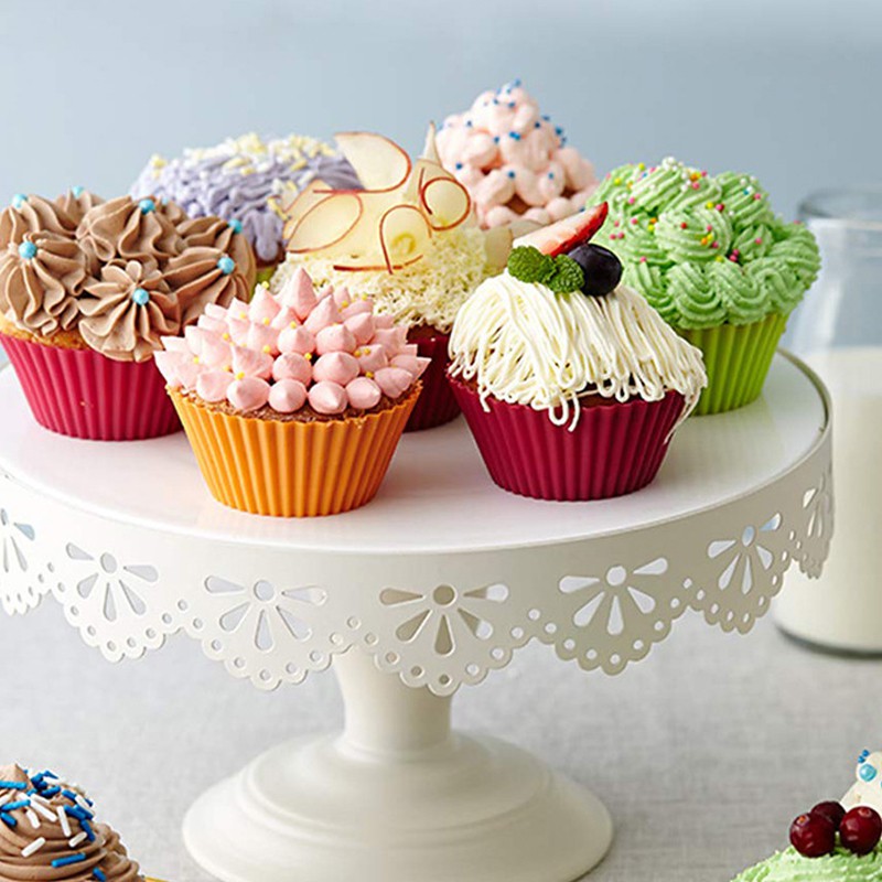 Cetakan Muffin Silikon Kue Cup Cake Muffin Puding Cupcake Silicone Bento / Muffin Cupcake Baking Molds Silicone Cake Mold