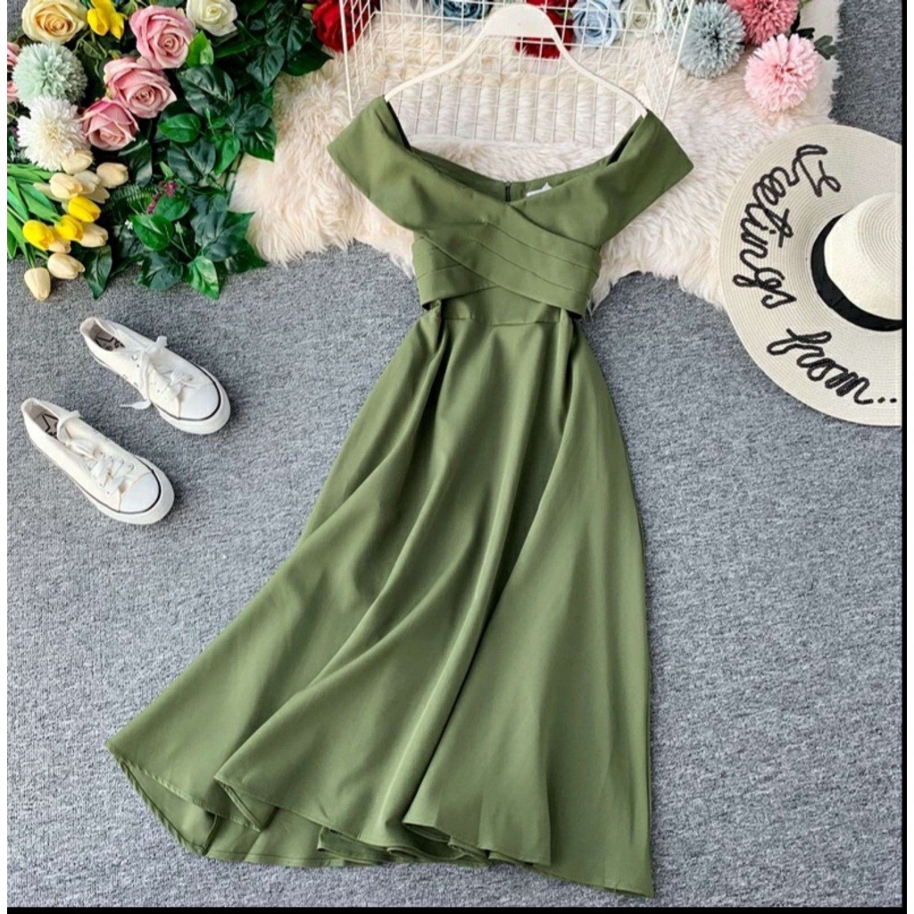 WSE390 - Dress Violin Dress Atasan Tunik Wanita PREMIUM QUALITY