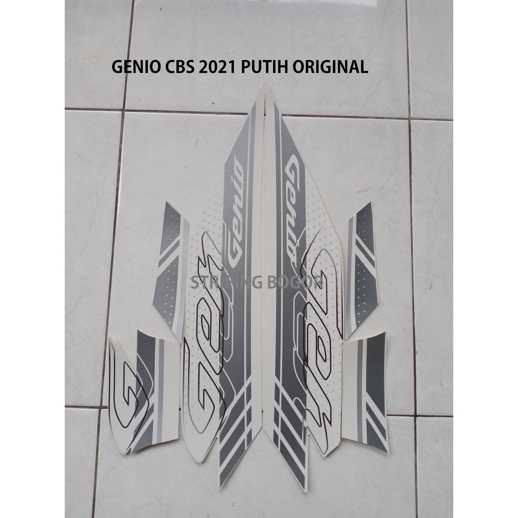 Sticker Motor Honda Genio CBS 2021 Putih