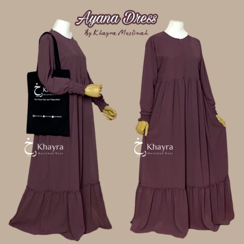 Ayana Dress by Khayra Muslimah Wear