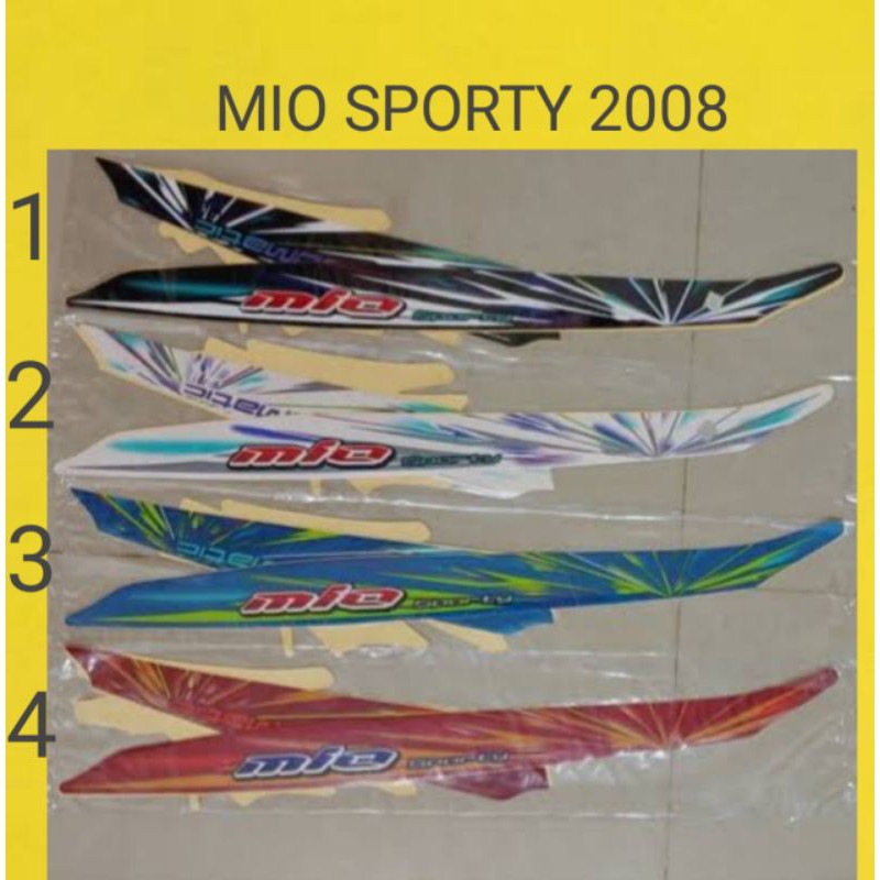 sticker / striping mio sporty / smile 2008 original lokal