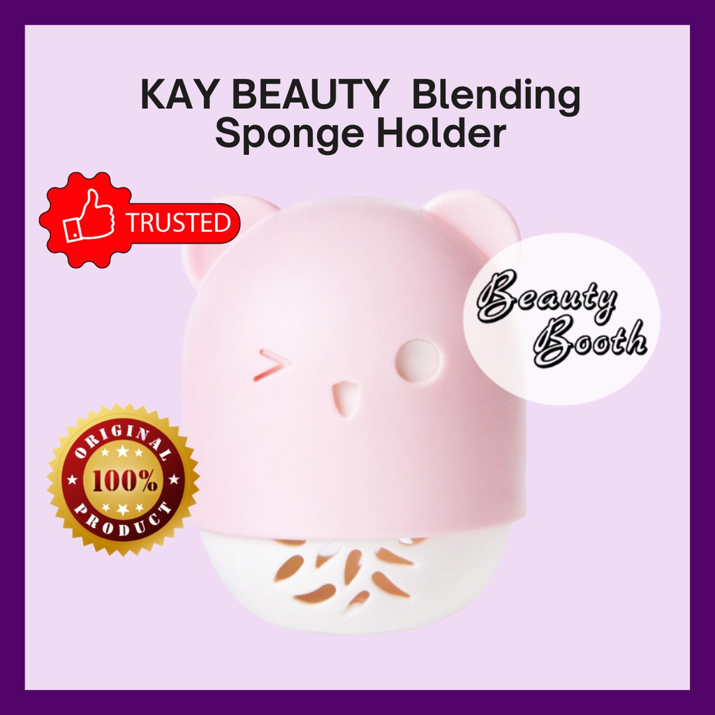 KAY BEAUTY  Blending Sponge Holder - Pink Bear