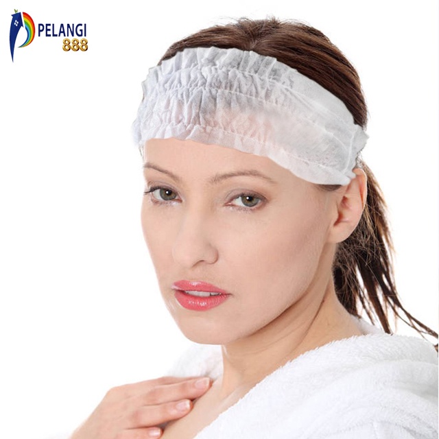 Headband 1 Pack | Ikat Kepala Sekali Pakai | Ikat Kepala Salon | Clinic | Olahraga | Ikat Kepala Nonwoven