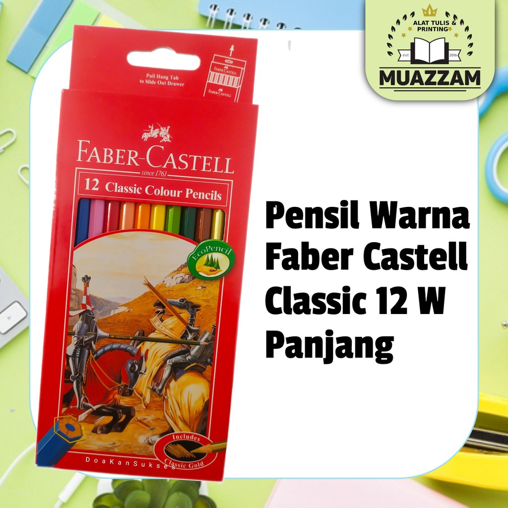 

Faber-Castell Pensil Warna Classic 12 L