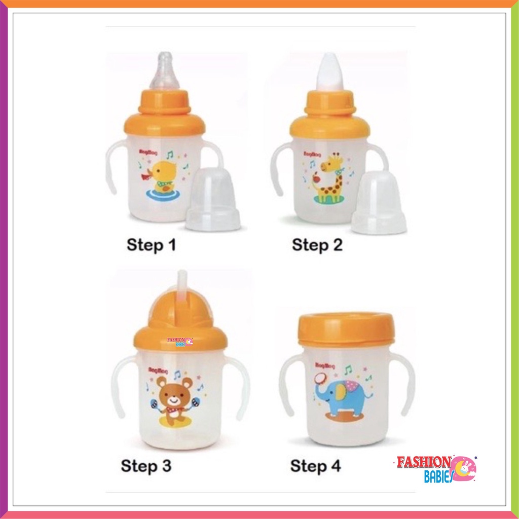 PIGEON MAGMAG ALL IN ONE SET TRAINNING CUP | BOTOL SUSU PIGEON | TRAINNING CUP SET