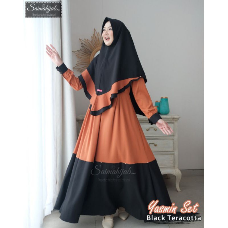 yasmin set original saima hijab