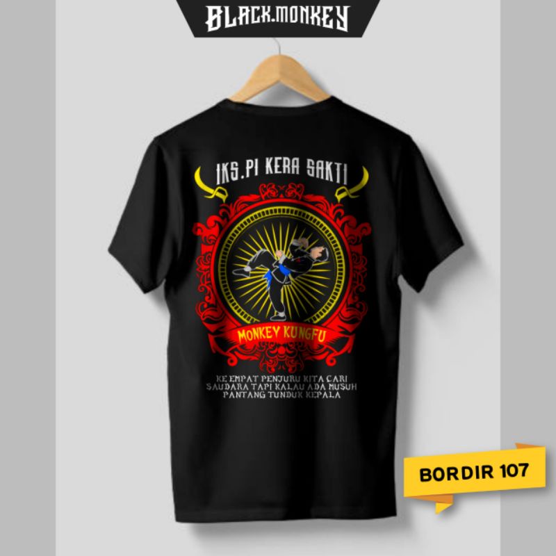 COD, KAOS BORDIR107 IKS.PI KERA SAKTI TERBARU. KAOS PENCAK SILAT
