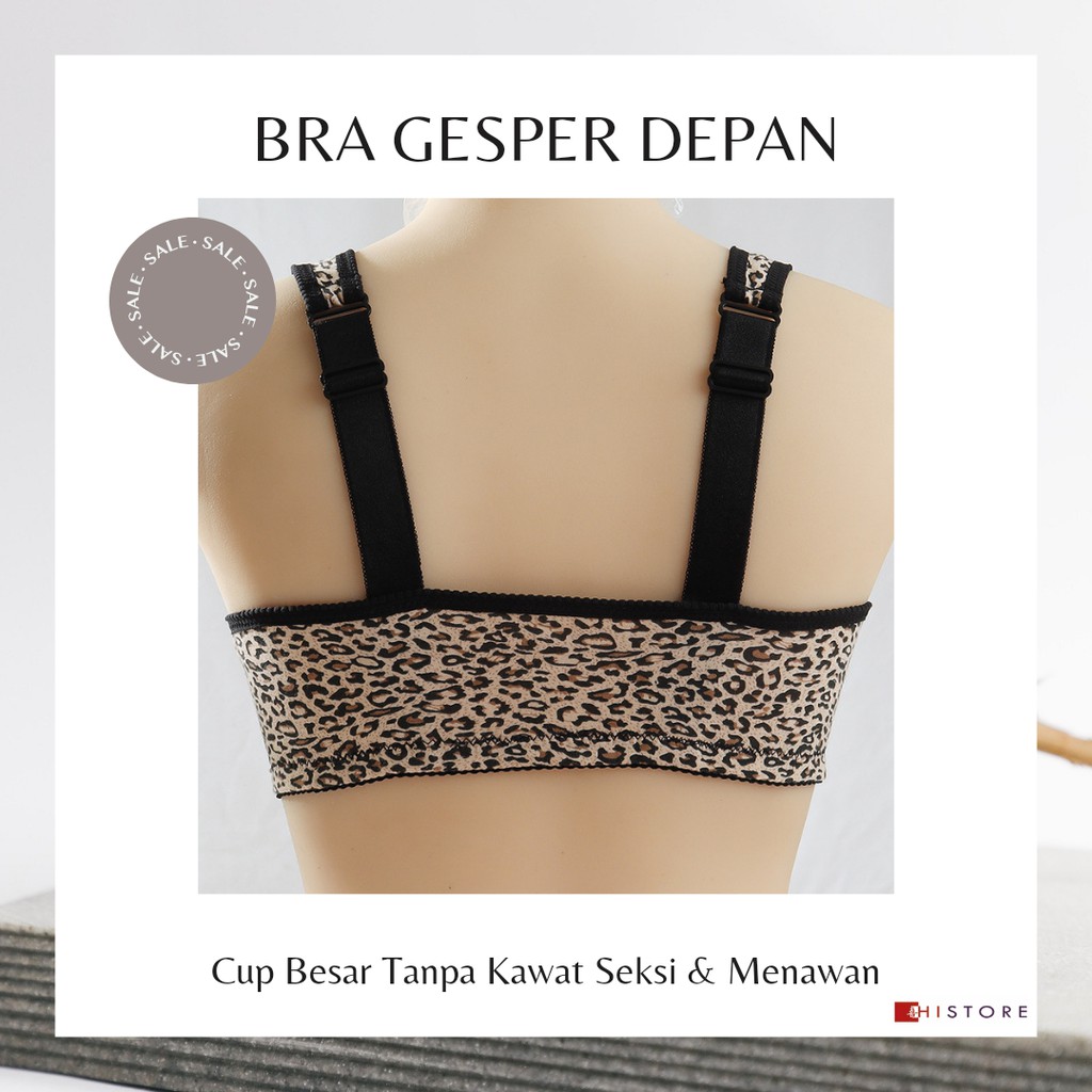 [HI] Bra Seamless Push Up Nirkabel Gesper Depan Cup CD 3316 Wanita Cup Besar