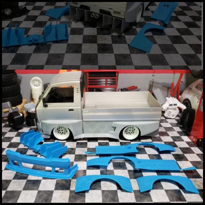 (Ready) WPL D12 Bodykit, WPL D12 Body kit, R3Design