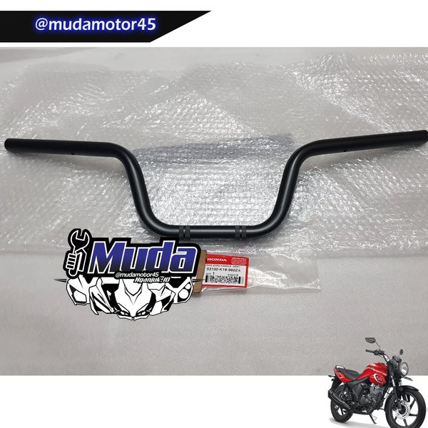 STANG STIR CB 150 VERZA TINGGI HITAM DOFF CB150 2018 53100-K18-960ZA SETANG SETIR PNP  LAIN TIGER 53
