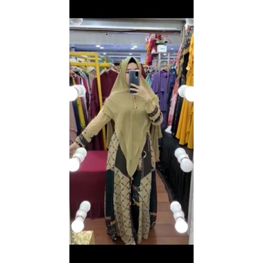 Baitun humaira* Gamis Ceruty HUMAIRA Spesial PrintingAtasan Jersey/an/chik/mazaygud