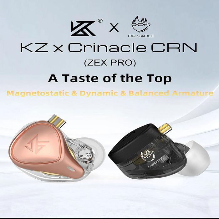 KZ ZEX Pro X Crinacle CRN Hybrid Technology Electrostatic Earphone