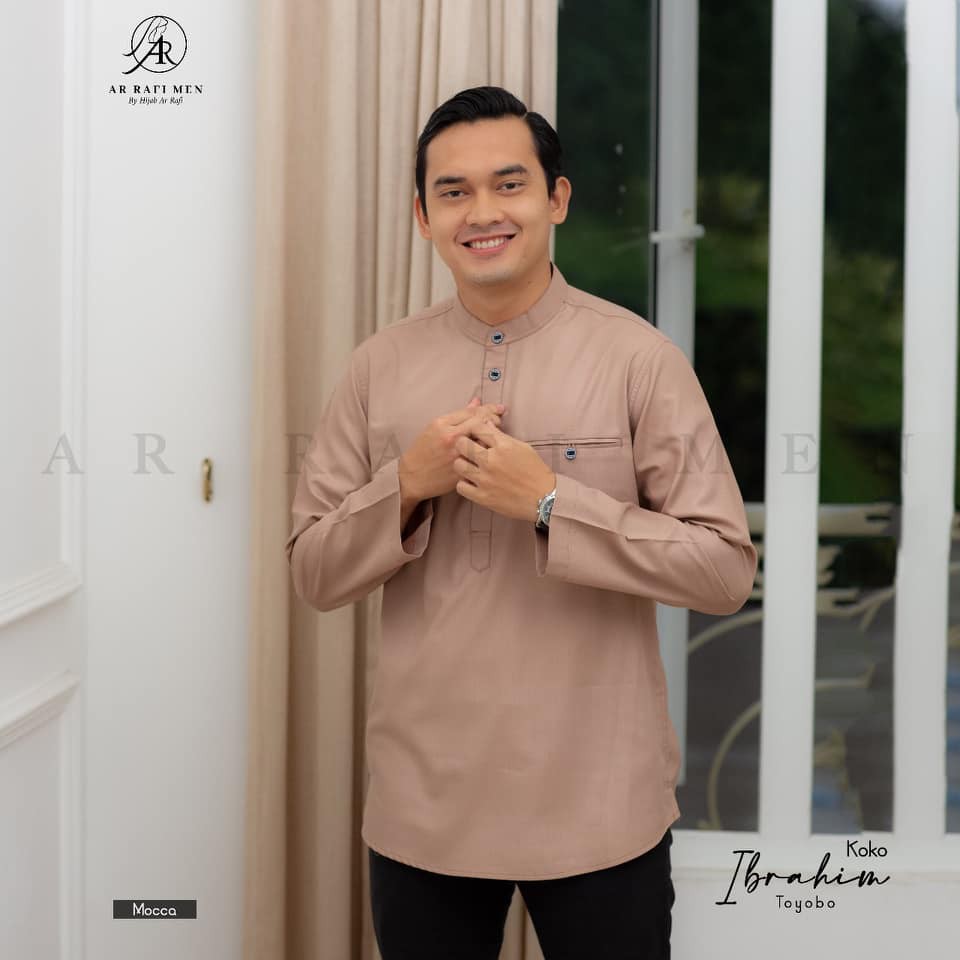 Kemko Baju Koko Terbaru Koko Arrafi Koko ibrahim Arrafi Kemeja Koko arrafi lengan panjang