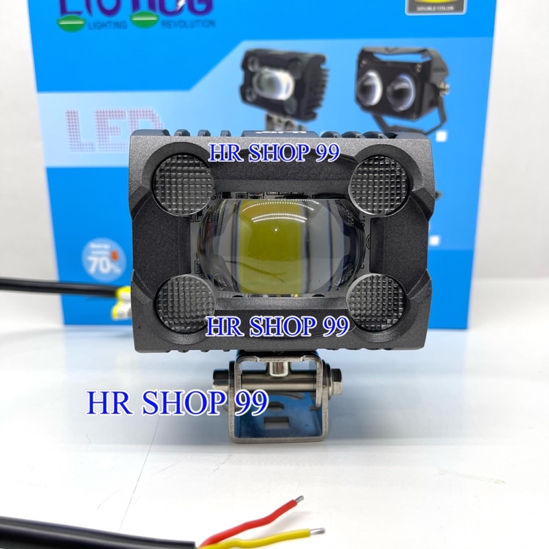 LAMPU TEMBAK LED FOGLAMP HJG MT29 U20  60WATT HIGH LOW PUTIH KUNING HI LOO HARGA 1 PCS