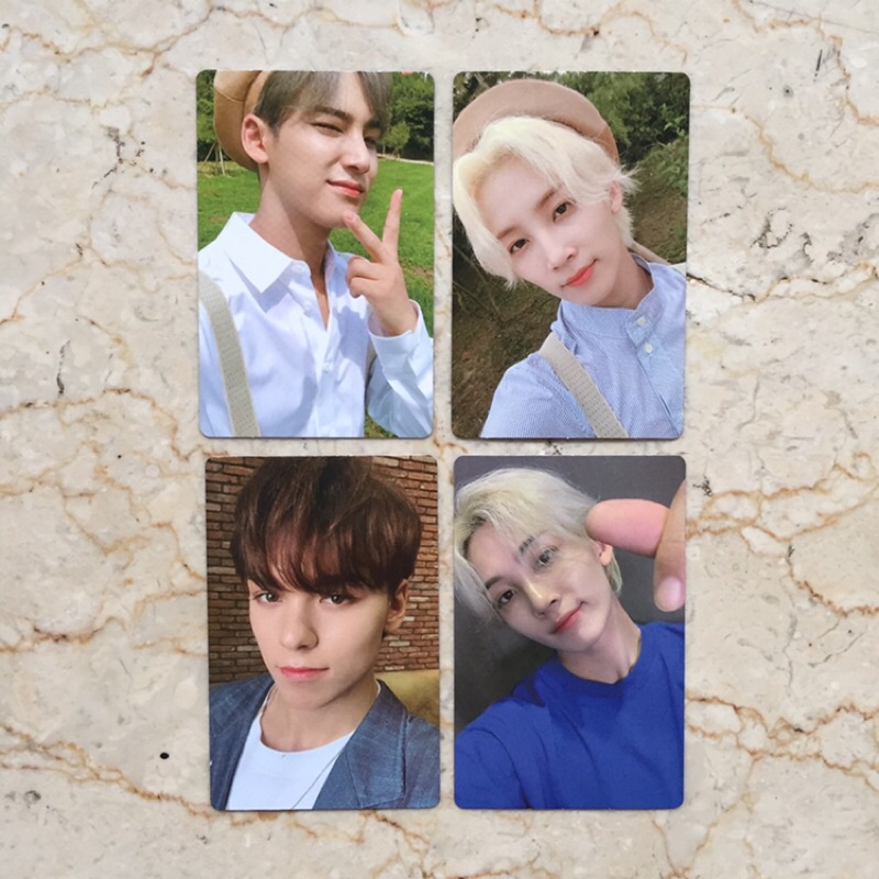 Jeonghan Mingyu Vernon Photocard An Ode Hope Beret Begin