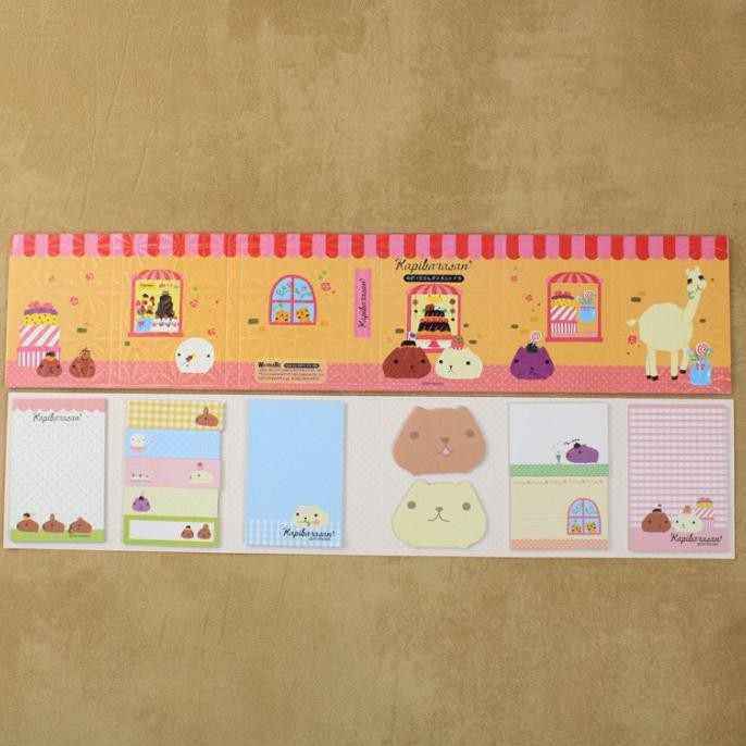 

Big Sale Stick Note/ Memo Kapibarasan dan Molang Lipat 6 - Merah Diskon