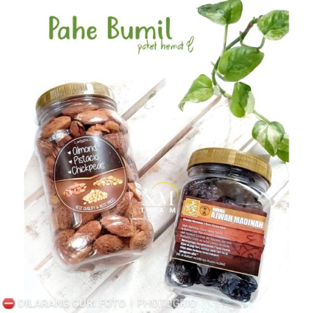 

Almond & ajwa/paket bumil/bumil/cemilan bumil