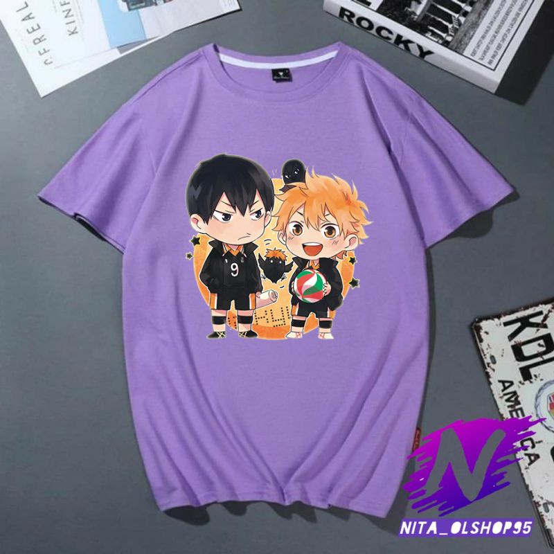 kaos haikyuu baju anak anime haikyuu