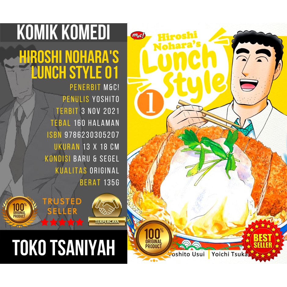 Komik Crayon Shinchan Hiroshi Nohara's Lunch Style 1 Yoichi Tsukahara Yoshito Usui Manga Anime Manhw