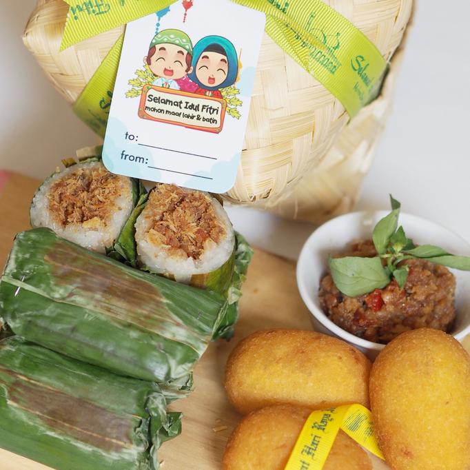 

Hampers isi 16 lemper surga isi melimpah non msg