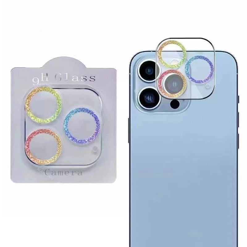 Iphone 14/14 Pro Max/14 Plus/13/13 Pro/13 Pro Max/11 / 11 PRO / 11 PRO MAX / 12 MINI / 12 / 12 PRO / 12 PRO MAX Camera Lens Ring Glass Protector