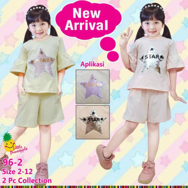 SETELAN ANAK PEREMPUAN LITTLE PINEAPPLE