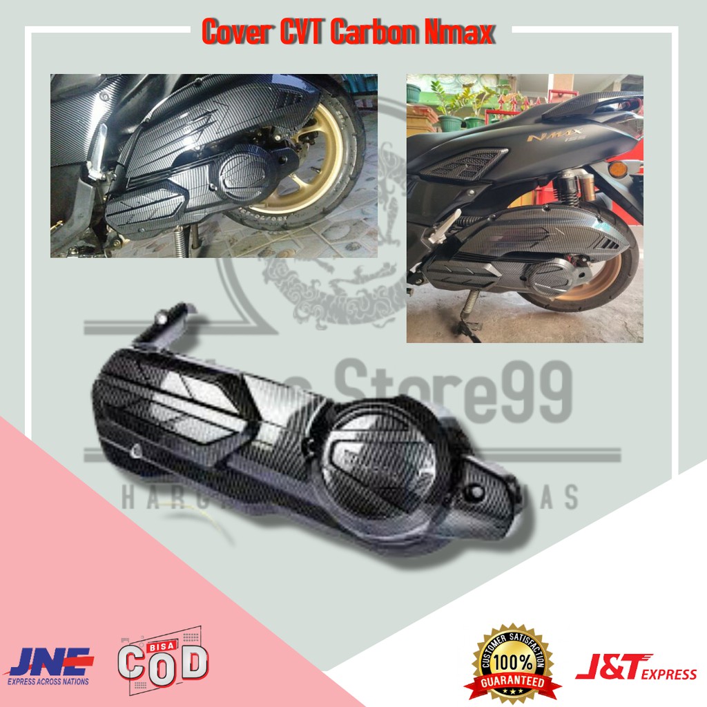 Cover Tutup Pelindung CVT Mesin New Nmax 2020 2021 Karbon Carbon NEMO / Cover CVT Nmax New Karbon Ne