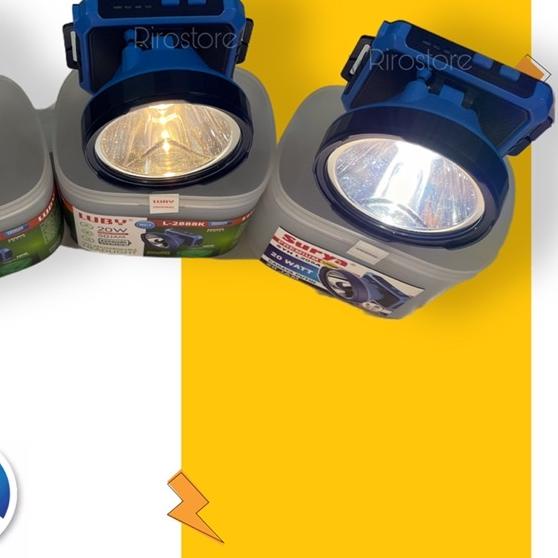 ○ Senter Kepala LUBY 2888 / Senter Kepala 20 watt / Headlamp LUBY L2888 / 2888L / 2888K ✰
