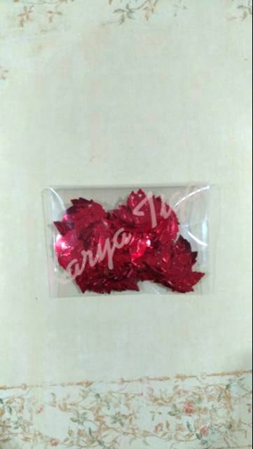 Payet Manik Daun Pepaya Merah (5 gram)