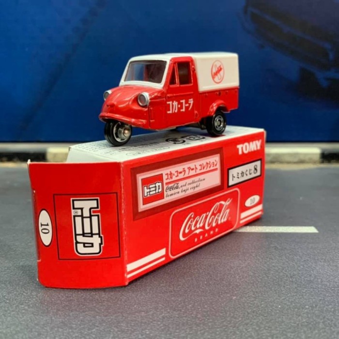 Tomica Kuji 8 Coca Cola Art Collection Daihatsu Midget China #B