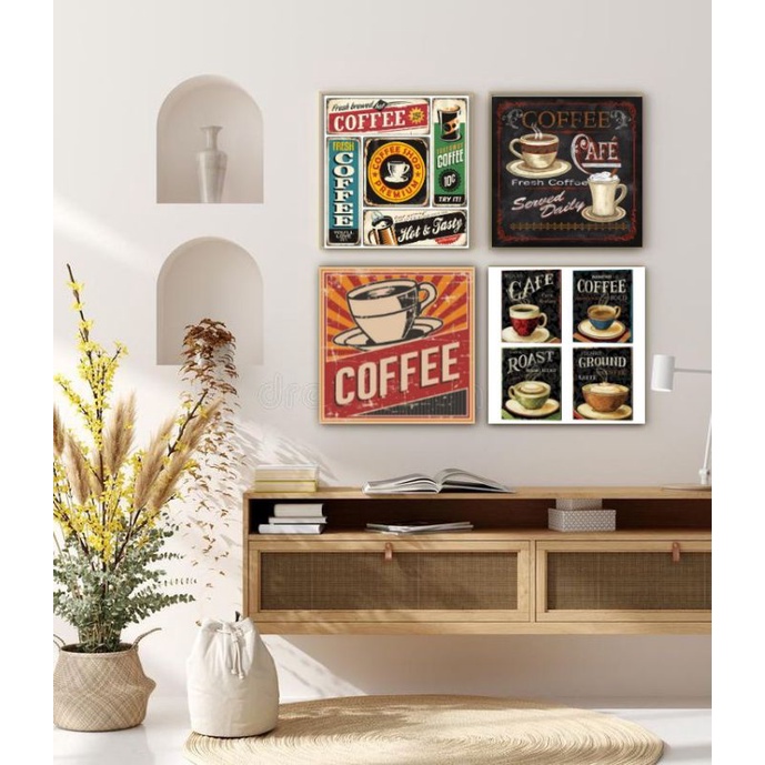 Poster Kayu Hiasan Dinding Dekorasi Rumah Hiasan cafe