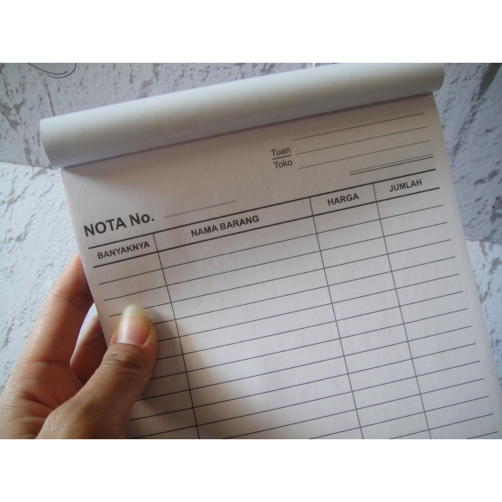 Nota Kontan Forte-X NCR  A5 B3 - Besar 3 Ply