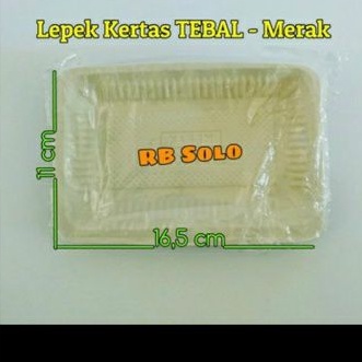 Piring Kertas Lepek Kertas Snack Tebal Merak 10 pcs